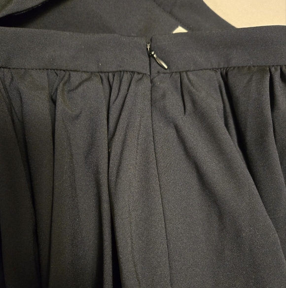 Zara Navy Blue Pleated Balloon Voluminois Hem Mini Skirt (Bloggers Favorite) XL - Picture 8 of 9